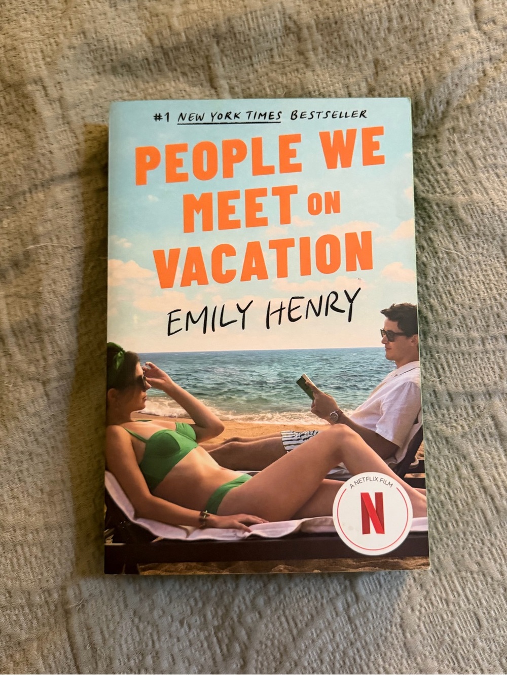 People We Meet on Vacation by Emily Henry hard cover book